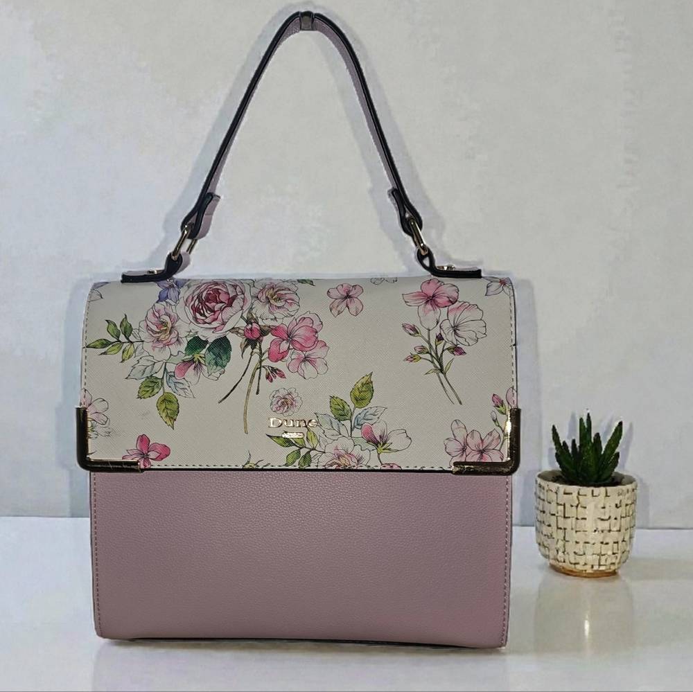 DUNE LONDON Floral Lavendar Handbag/Satchel/Crossbody